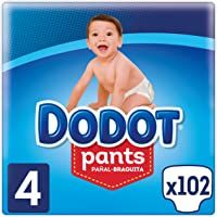 Los mejores  - Dodot Pants Pañal-Braguita Talla 4- 102 Pañales- Fácil De Cambiar Con Canales De Aire- 9-15 kg